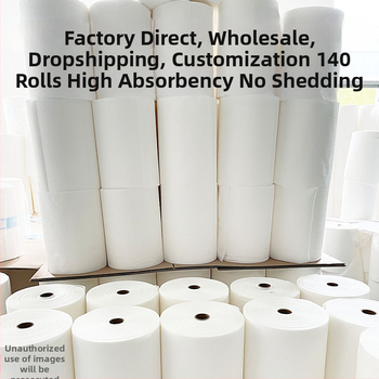 Jednorázové uteráky pre kadernícke salóny – z drevnej celulózy, 65 g, absorpcia 0–5 s, Jacquard tkanina, s možnosťou prispôsobenia