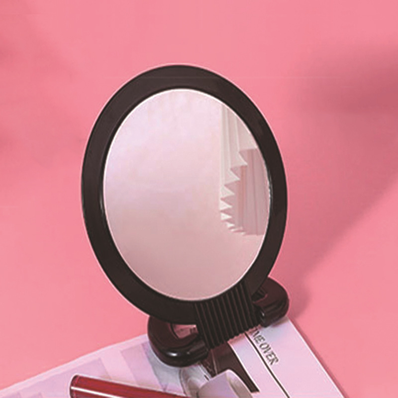 Stolno dvostrano povećalo ogledalo, sklopivo s mogućnošću vješanja, aluminijska leća, okvir PU/PS/PVC