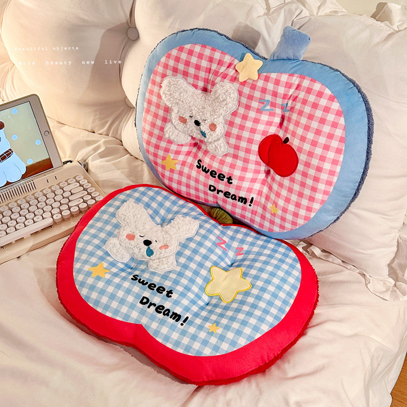 Pernuță de șezut din pluș, model pătrățos cu animale drăguțe, umplutură PP bumbac, personalizabilă, potrivită pentru studiu, birou și casă