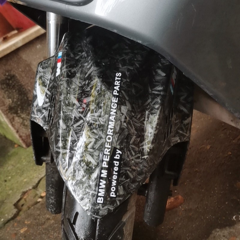 Prednji blatnik za električno vozilo - blatnik za blato, chaofanmoto, model Competitive Fender, kompatibilno s 12V općoj namjeni