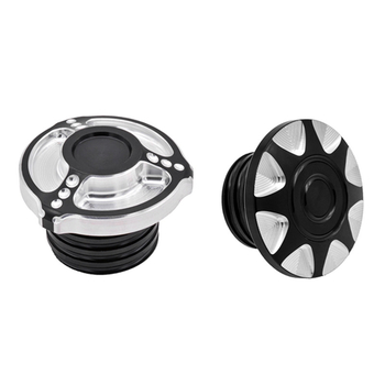 Capac CNC pentru rezervor de combustibil și întrerupător pentru motocicleta Harley-Davidson (Model 42, Brand JH)