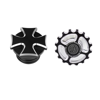 Capac CNC pentru rezervor de combustibil și întrerupător pentru motocicleta Harley-Davidson (Model 42, Brand JH)