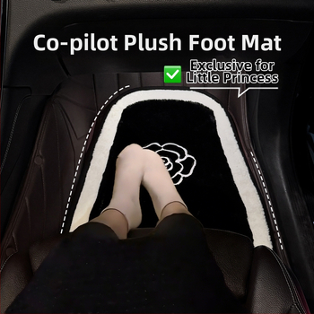 Automobilová podložka na nohy z umelej kožušiny, značka Aibu and Cotton, univerzálna kompatibilita, vlastné spracovanie: Áno, kód tovaru SN832