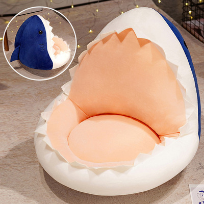Shark Mouth plišani jastuk za pod s naslonom, integrirani tatami kauč jastuk za djecu