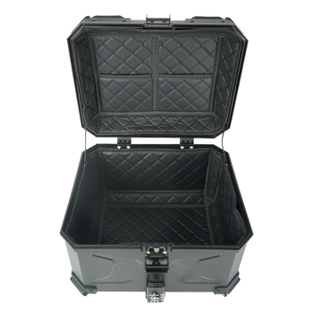 Cutie de bagaje spate pentru trotinetă electrică, ABS, stil motocicletă – format plat și X, încuietoare simplă sau dublă, procesare personalizabilă