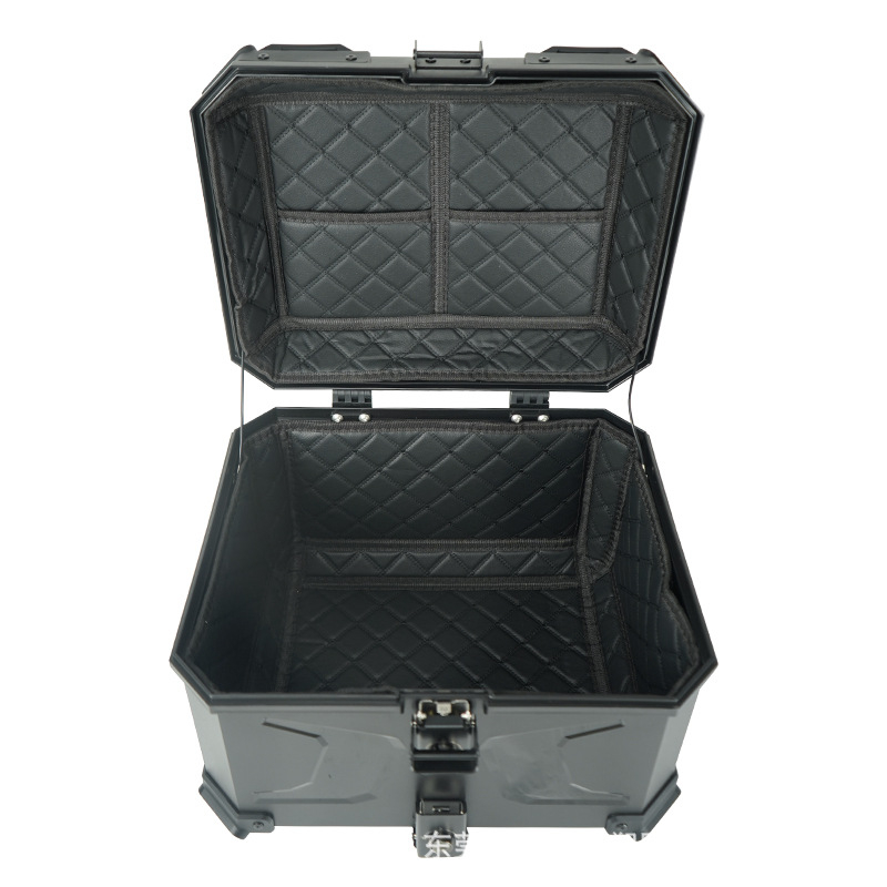 Cutie de bagaje spate pentru trotinetă electrică, ABS, stil motocicletă – format plat și X, încuietoare simplă sau dublă, procesare personalizabilă