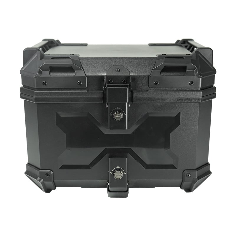 Cutie de bagaje spate pentru trotinetă electrică, ABS, stil motocicletă – format plat și X, încuietoare simplă sau dublă, procesare personalizabilă