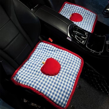 Auto jastuk za sjedalo, ploski stil, punjenje od svilenih vlakana, površina od pamuka, grijanje zimi