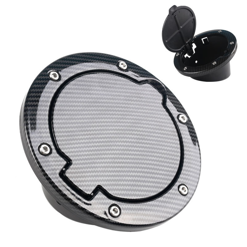 Poklopac spremnika goriva za Jeep Wrangler JK (2007-2017), tekstura karbonskih vlakana, materijal: aluminijska legura + ABS, model HZ9456