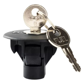 POKESS Заключващ капак за горивен резервоар за Ford Raptor, Explorer и Lincoln MKZ — номера на частите 8U5A9C268AC, 8U5Z9C268B