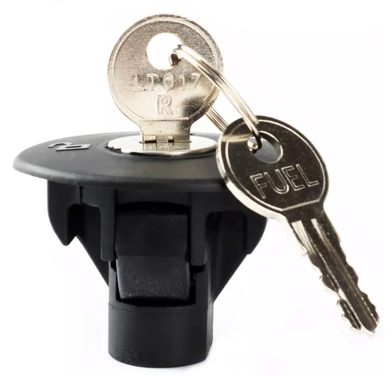 POKESS Заключващ капак за горивен резервоар за Ford Raptor, Explorer и Lincoln MKZ — номера на частите 8U5A9C268AC, 8U5Z9C268B