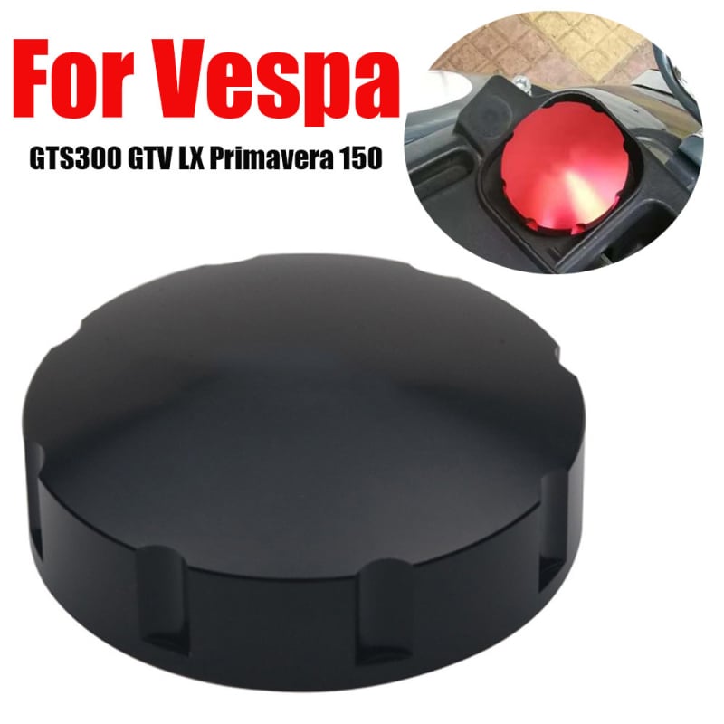 Vespa GTS300/GTV/LX Spring/Sprint 150 CNC aluminijska legura – poklop spremnika goriva i poklopac posude ulja – dodatak