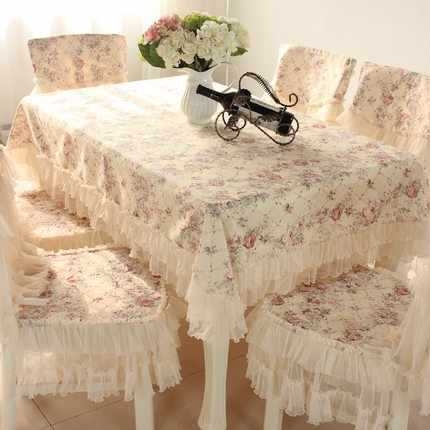 Set huse pentru scaune din dantelă, formă ovală, rezistent la uzură, model floral (Material: Dantelă; Formă: Ovală; Funcție: Rezistent la uzură; Model: Flori)