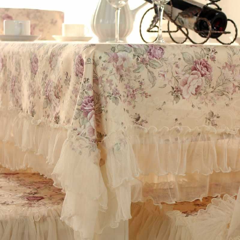 Set huse pentru scaune din dantelă, formă ovală, rezistent la uzură, model floral (Material: Dantelă; Formă: Ovală; Funcție: Rezistent la uzură; Model: Flori)