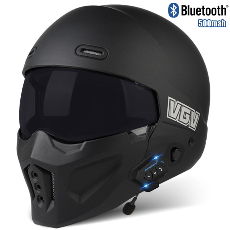 Casca de motocicletă ABS VGV cu Bluetooth, full-face, certificare GB811-2022A, universală, pentru toate anotimpurile