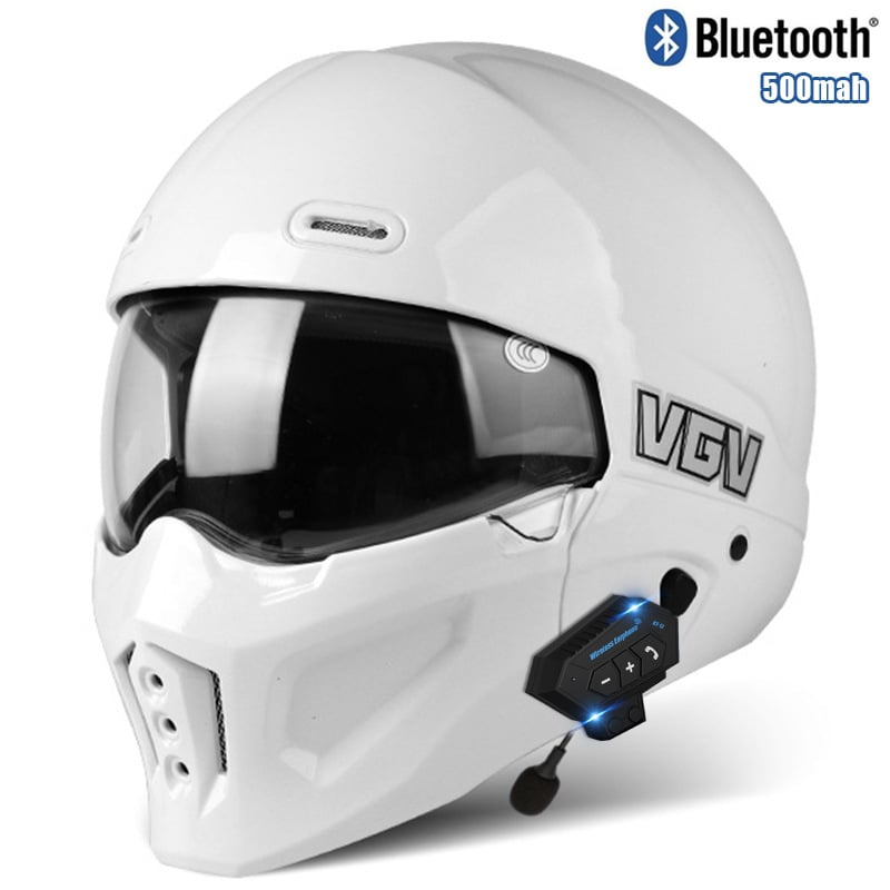 Casca de motocicletă ABS VGV cu Bluetooth, full-face, certificare GB811-2022A, universală, pentru toate anotimpurile