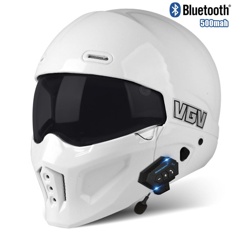 Casca de motocicletă ABS VGV cu Bluetooth, full-face, certificare GB811-2022A, universală, pentru toate anotimpurile
