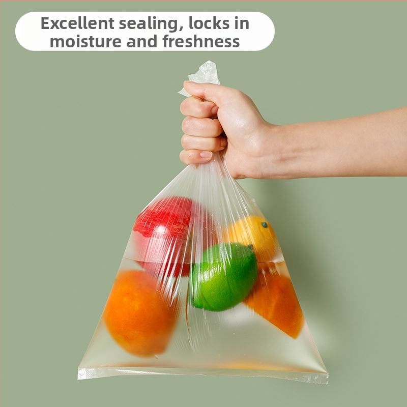 Potravinárske PE vrecko na čerstvosť, jednorazové, rovný otvor, typ bodového zlomu, vhodné do mikrovlnnej rúry