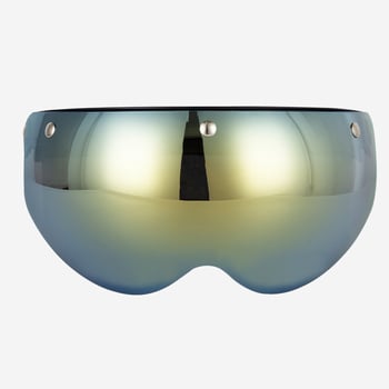 Leća za motociklističku kacigu – za polu kacigu s tri kopče, TPU materijal, stil Knight goggles, otporna na ogrebotine, vjetar odolna i štiti oči (BV06)