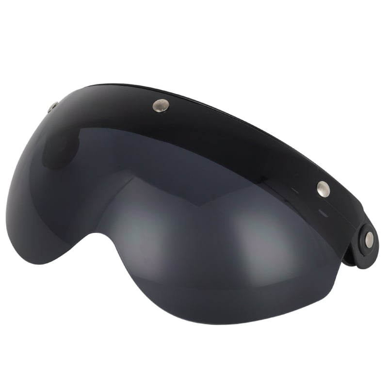 Leća za motociklističku kacigu – za polu kacigu s tri kopče, TPU materijal, stil Knight goggles, otporna na ogrebotine, vjetar odolna i štiti oči (BV06)