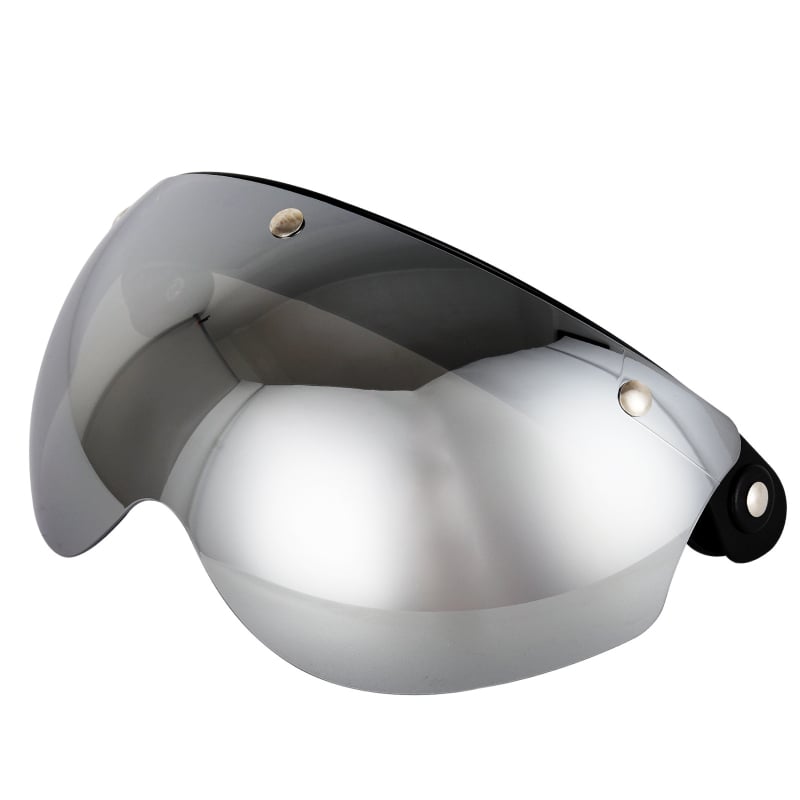 Leća za motociklističku kacigu – za polu kacigu s tri kopče, TPU materijal, stil Knight goggles, otporna na ogrebotine, vjetar odolna i štiti oči (BV06)