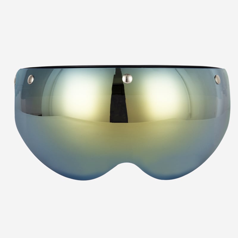 Leća za motociklističku kacigu – za polu kacigu s tri kopče, TPU materijal, stil Knight goggles, otporna na ogrebotine, vjetar odolna i štiti oči (BV06)