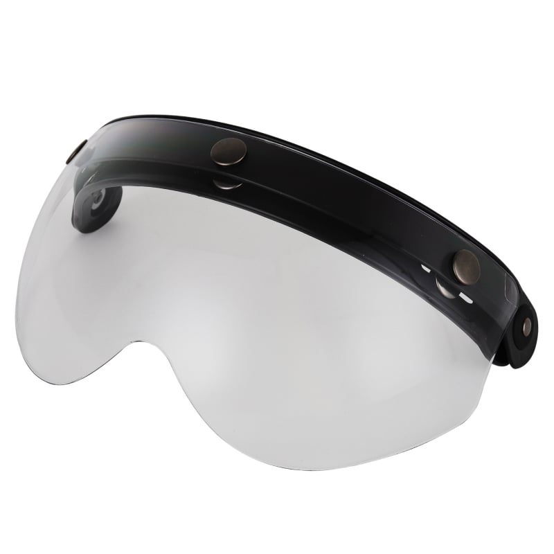 Leća za motociklističku kacigu – za polu kacigu s tri kopče, TPU materijal, stil Knight goggles, otporna na ogrebotine, vjetar odolna i štiti oči (BV06)