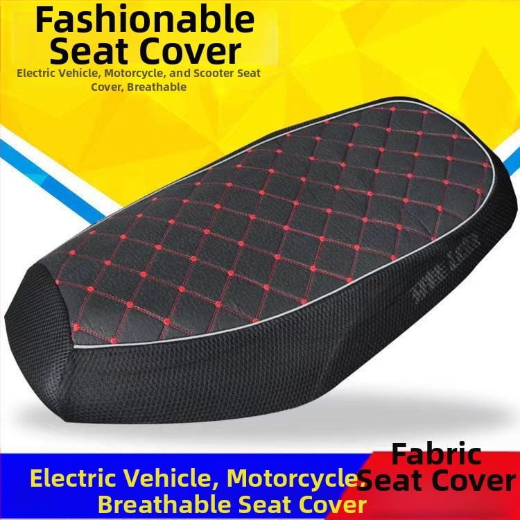 Sedadlo do elektrického vozidla na motocykel — priedušný izolačný povrch, vláknitý materiál, bavlnená výplň, univerzálne pre štyri ročné obdobia