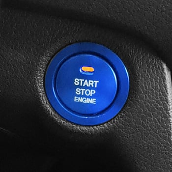 Inel decorativ metalic pentru pornire cu un singur clic – inel decorativ pentru butonul de pornire, compatibil Hyundai Elantra i30; compatibil cu modelul Elantra i30; ideal cadou