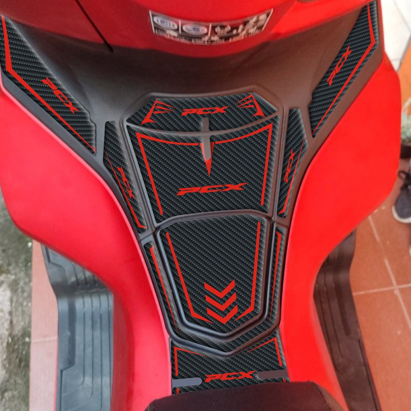 5D karbonska vlakna bočna naljepnica za poklopac spremnika goriva Honda PCX160 (2021–2022)