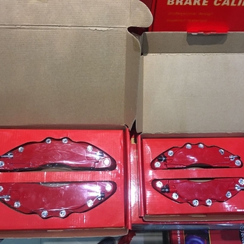 HLF ABS калпак за спирачен апарат – Универсален декоративен капак за спирачни дискове, 3D дизайн, произход Гуанджоу