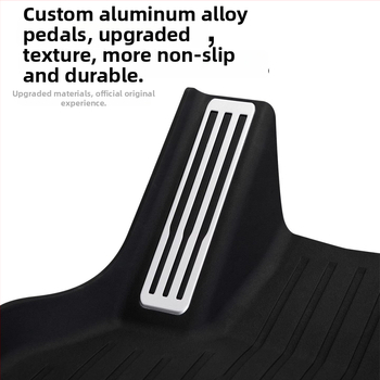 Pedalna prostirka za Tesla Model 3 od aluminijske legure - Puna zaštita podnice, TPES, postotak materijala 91–100%