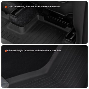 Pedalna prostirka za Tesla Model 3 od aluminijske legure - Puna zaštita podnice, TPES, postotak materijala 91–100%