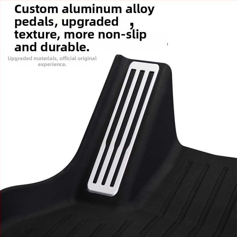 Pedalna prostirka za Tesla Model 3 od aluminijske legure - Puna zaštita podnice, TPES, postotak materijala 91–100%