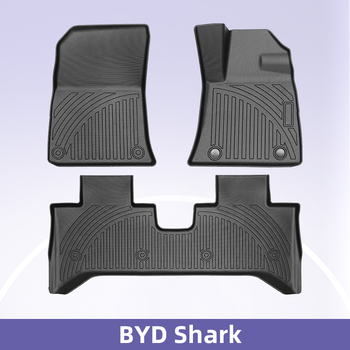 BYD Shark2025 automobilske prostirke za pod, i prostirka za prtljažnik, 3D all-weather TPE, stil tepih, za petosjedno vozilo