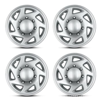 Hub kapac Ford kamionskih kotača, plastični, set od 4 komada, kompatibilan s Ford kamionskim kotačima 1998–2023, prilagodba dostupna