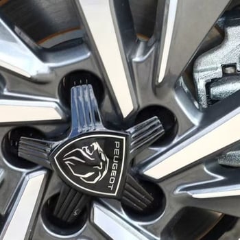 Crna kapica za vijak kotača za Peugeot 308, 408, 4008, 5008, 508 — YL0022040XK