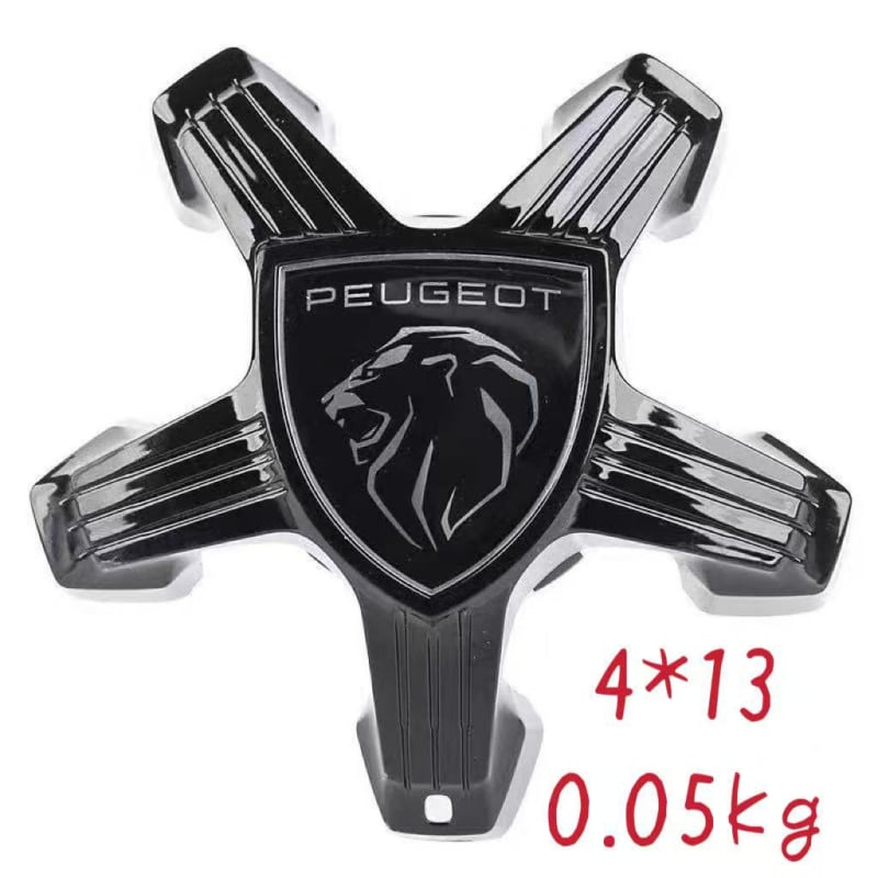 Crna kapica za vijak kotača za Peugeot 308, 408, 4008, 5008, 508 — YL0022040XK