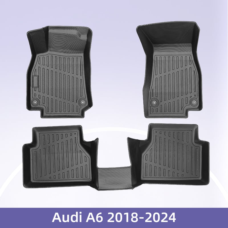 3K TPE 3D всесезонни автомобилни стелки за Audi A6 (2018–2024)