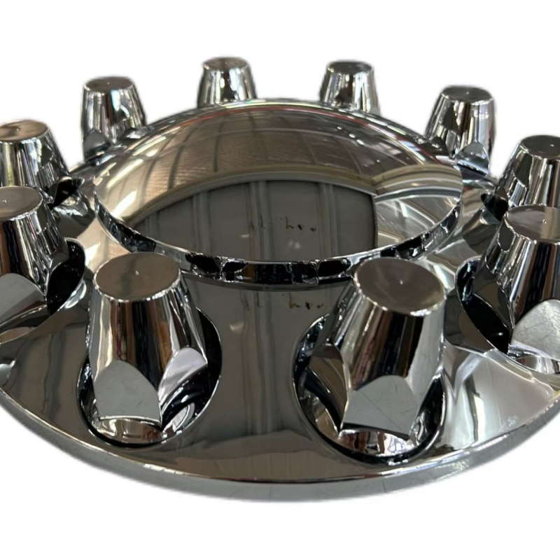 Prednja kapica hub kotača kamiona s 33 mm navojnim poklopom, aluminijska legura, univerzalno za teške kamione