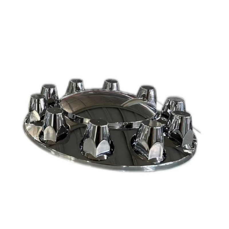 Prednja kapica hub kotača kamiona s 33 mm navojnim poklopom, aluminijska legura, univerzalno za teške kamione
