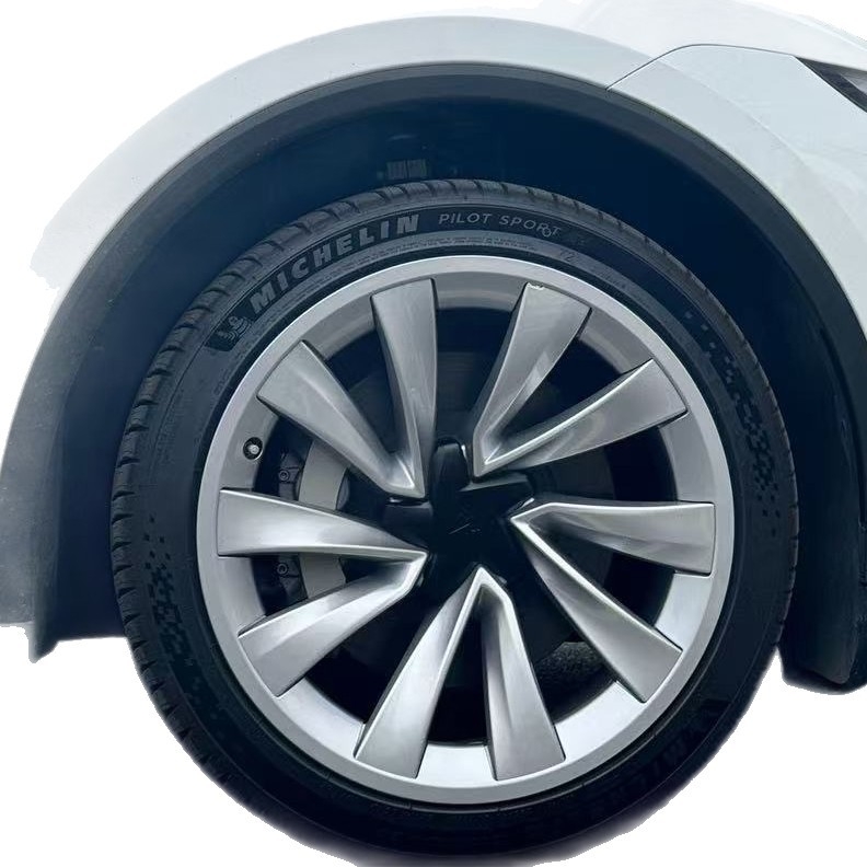 Tesla Model Y 20-inčni potpuno pokrivni zaštitni prsten – dekorativni dodatak za sprječavanje ogrebotina i zaštitu središnjeg dijela kotača