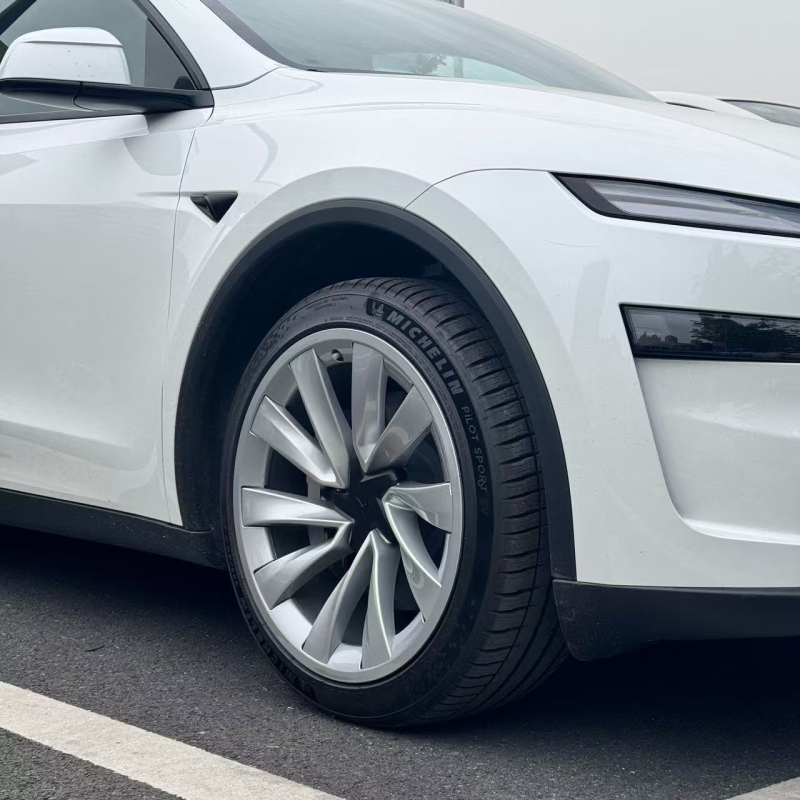 Tesla Model Y 20-inčni potpuno pokrivni zaštitni prsten – dekorativni dodatak za sprječavanje ogrebotina i zaštitu središnjeg dijela kotača