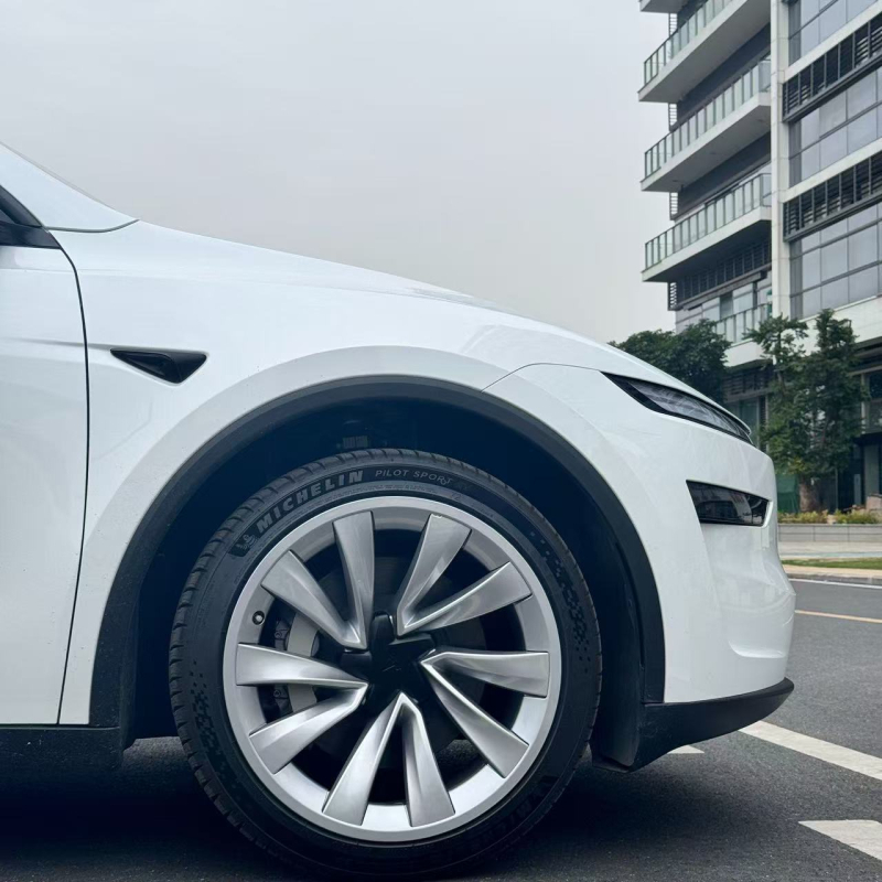 Tesla Model Y 20-inčni potpuno pokrivni zaštitni prsten – dekorativni dodatak za sprječavanje ogrebotina i zaštitu središnjeg dijela kotača
