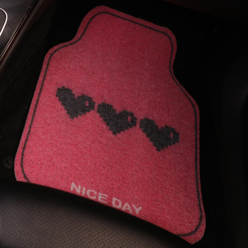 Peixide Автомобилна вътрешна задна подова подложка, противоплъзгаща и износоустойчива, химическо влакно, универсална, модел PXD-FYTYJD