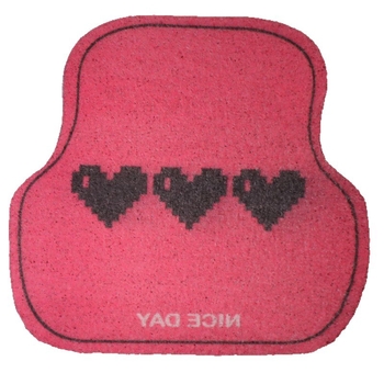 Peixide Автомобилна вътрешна задна подова подложка, противоплъзгаща и износоустойчива, химическо влакно, универсална, модел PXD-FYTYJD