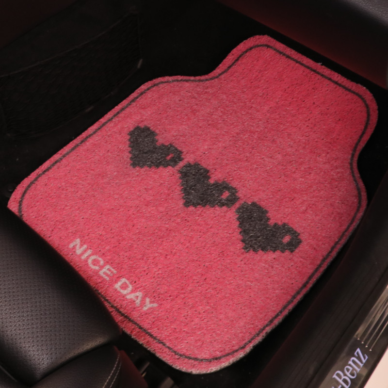 Peixide Автомобилна вътрешна задна подова подложка, противоплъзгаща и износоустойчива, химическо влакно, универсална, модел PXD-FYTYJD