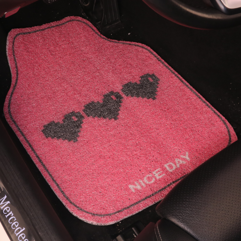 Peixide Автомобилна вътрешна задна подова подложка, противоплъзгаща и износоустойчива, химическо влакно, универсална, модел PXD-FYTYJD