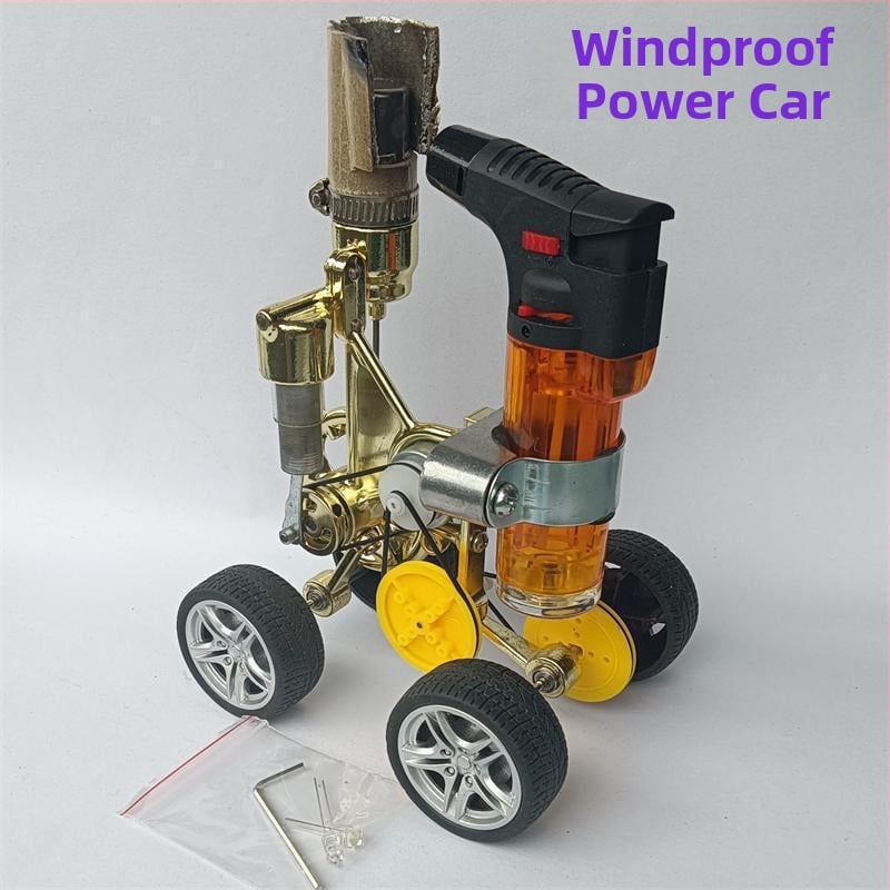 Stirlingi mootori mängumudel, metallkonstruktsiooniga, sobiv 61+ vanusele, hariv aurumasina demonstratsioon