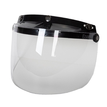 BG05 Lentilă de cască pentru motocicletă, pentru cască tip half-helmet, cu trei catarame